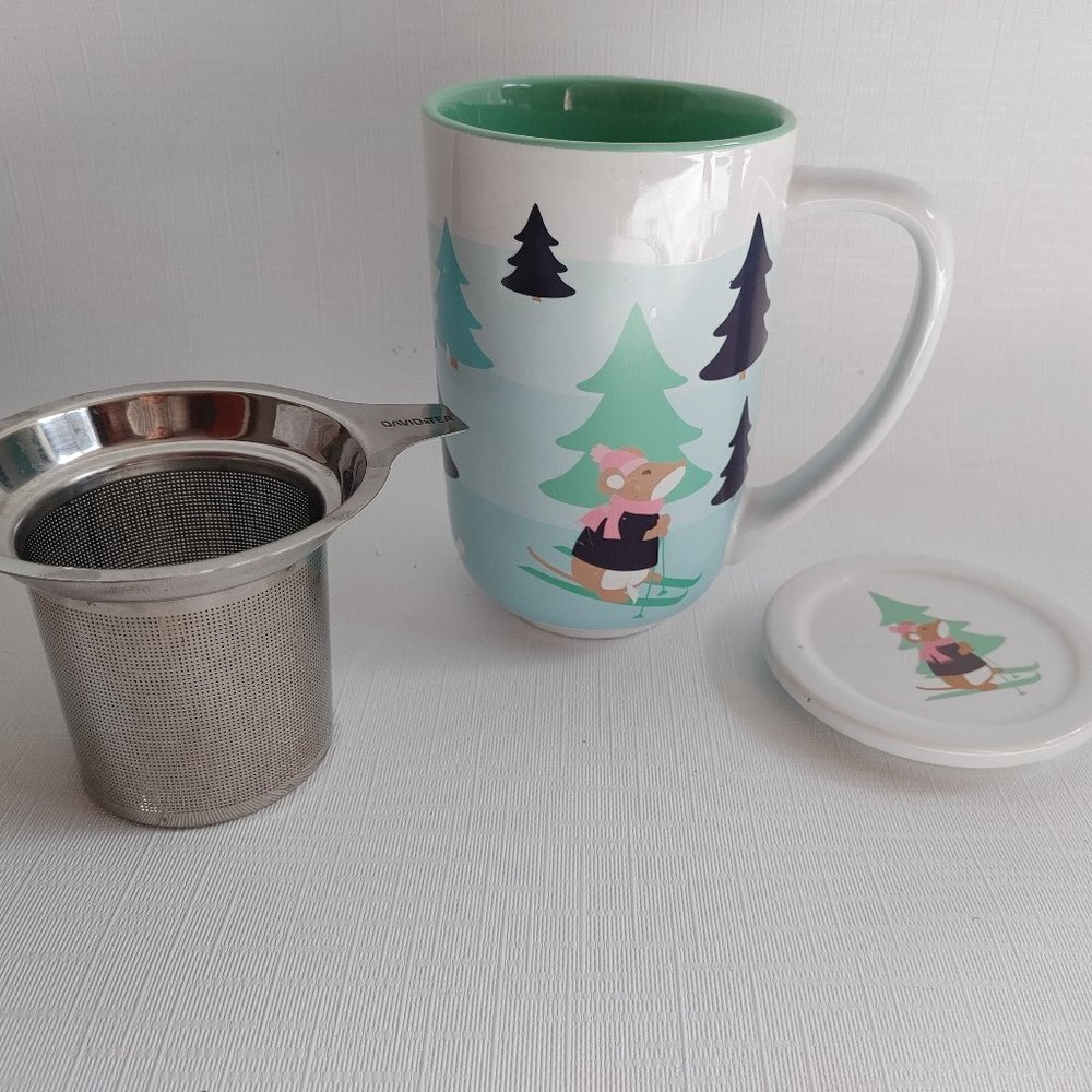 ADORABLE Davids Tea Mice Nordic Mug Colour Change